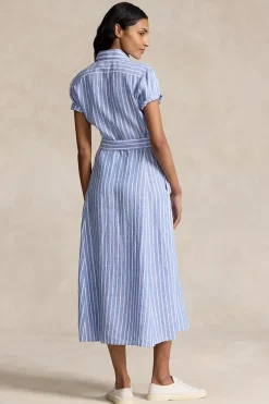 Dames jurk blauw