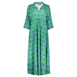Dames jurk blauw