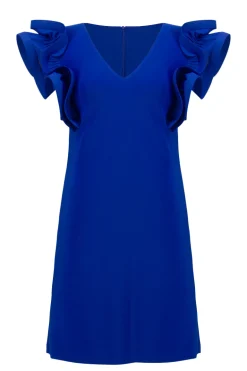 Dames jurk blauw