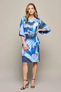Dames jurk blauw