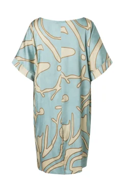 Dames jurk blauw