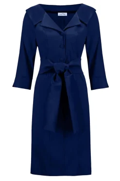 Dames jurk blauw