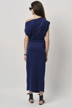 Dames jurk blauw