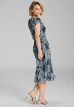 Dames jurk blauw