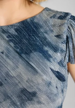 Dames jurk blauw