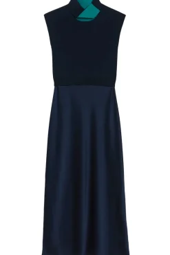 Dames jurk blauw