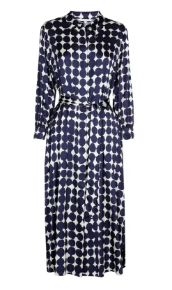 Dames jurk blauw
