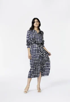 Dames jurk blauw