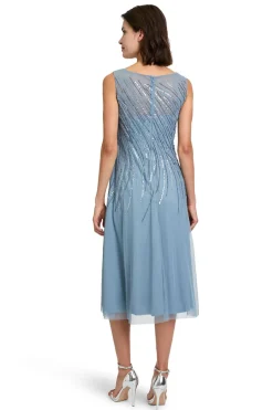 Dames jurk blauw