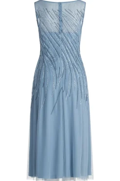 Dames jurk blauw