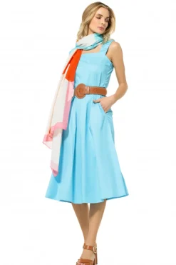 Dames jurk blauw