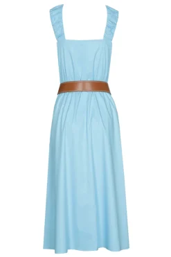 Dames jurk blauw