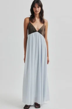 Dames jurk blauw