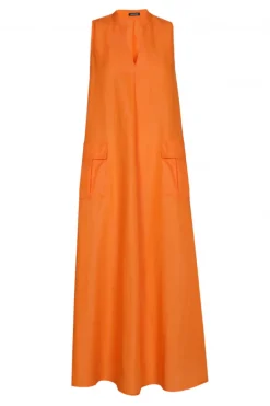 Dames jurk oranje