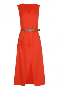 Dames jurk rood