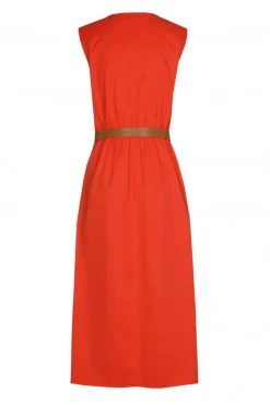 Dames jurk rood