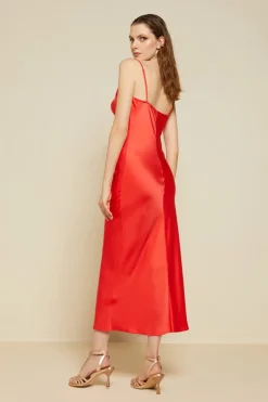 Dames jurk rood