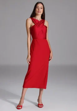 Dames jurk rood