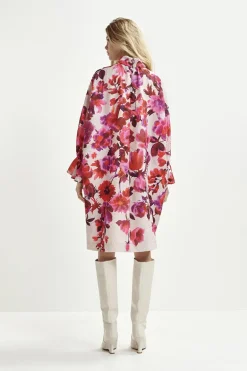 Dames jurk rose
