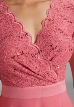 Dames jurk rose