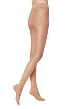 Dames panty bruin
