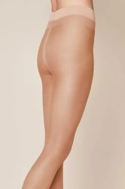 Dames panty bruin