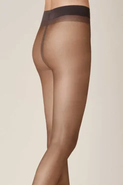 Dames panty grijs