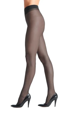 Dames panty grijs