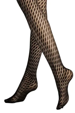 Dames panty zwart