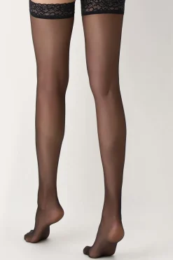 Dames panty zwart