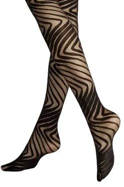 Dames panty zwart