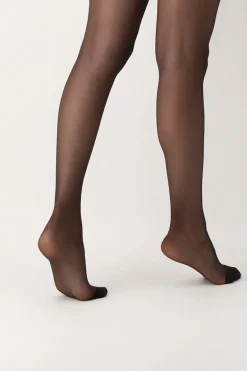 Dames panty zwart