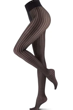 Dames panty zwart