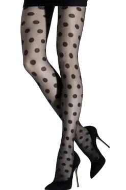 Dames panty zwart