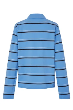 Dames polo blauw