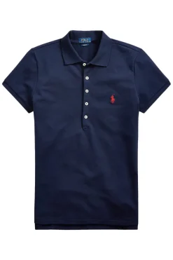 Dames polo blauw