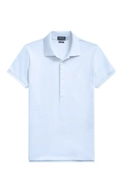 Dames polo blauw