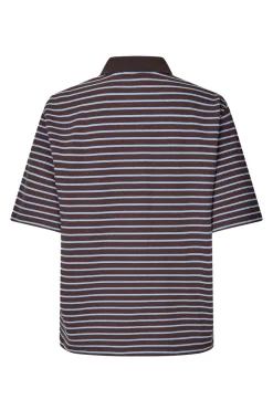 Dames polo bruin