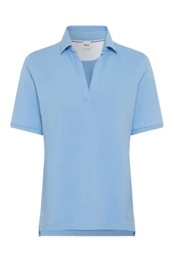 Dames polo geel