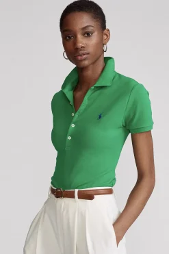 Dames polo groen