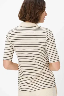 Dames polo zwart