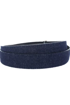 Dames riem blauw