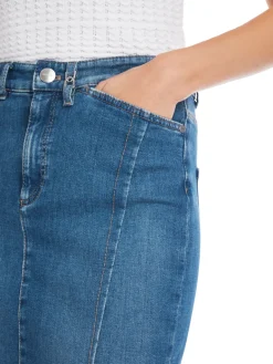 Dames rok blauw