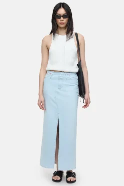 Dames rok blauw