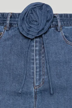 Dames rok blauw