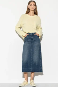 Dames rok blauw