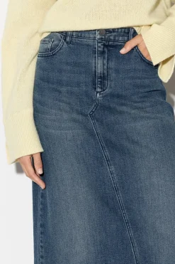 Dames rok blauw