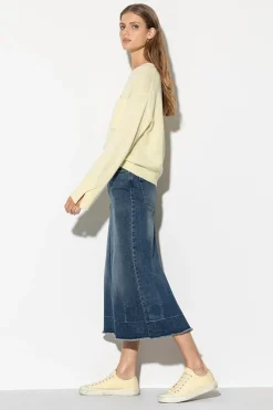 Dames rok blauw