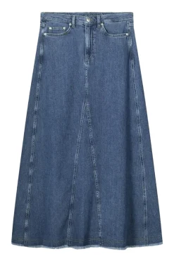 Dames rok blauw