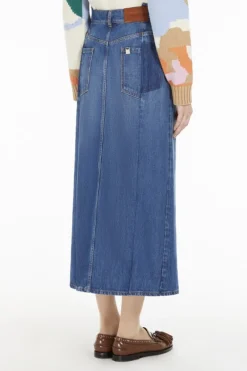 Dames rok blauw